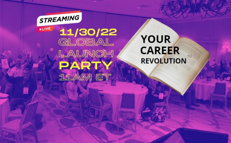 LIVESTREAM Global Book Launch Party – Your Career Revolution™